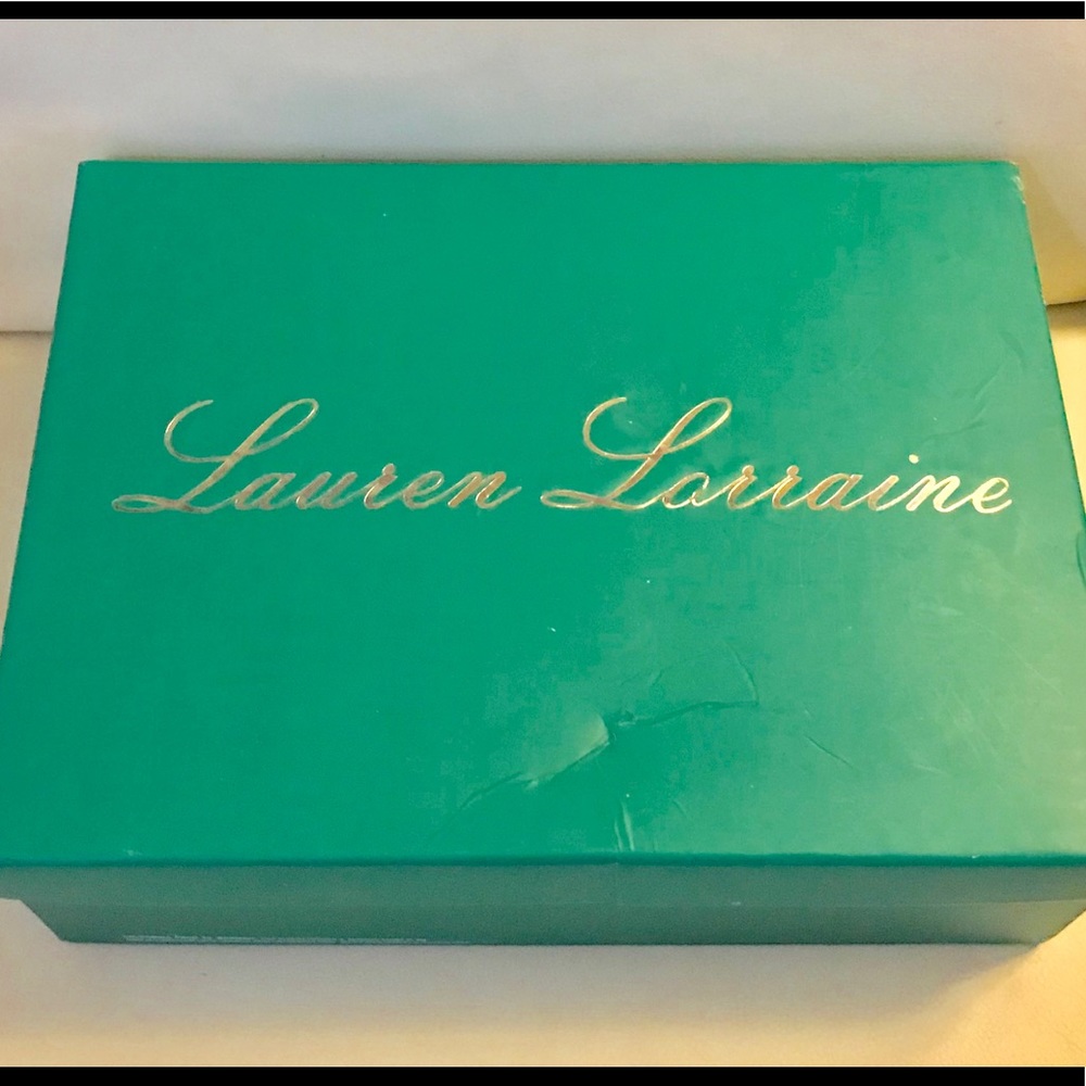 Lauren Lorraine Lace Rhinestone Heels 9.5 - Picture 2 of 8